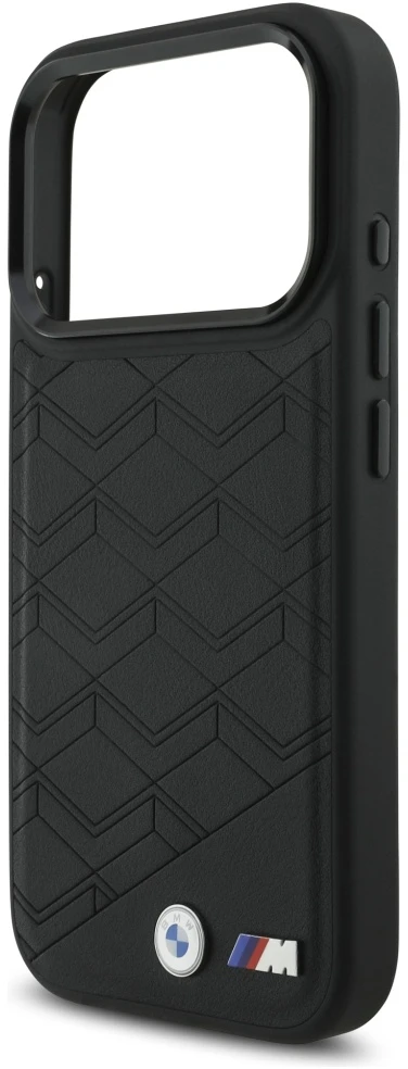 Dėklas BMW M Shape Logo MagSafe Apple iPhone 17 Pro juodos spalvos