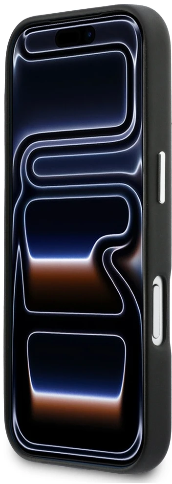 Dėklas BMW M Sign Metal Logo MagSafe Case for iPhone 17 Pro - Juodas