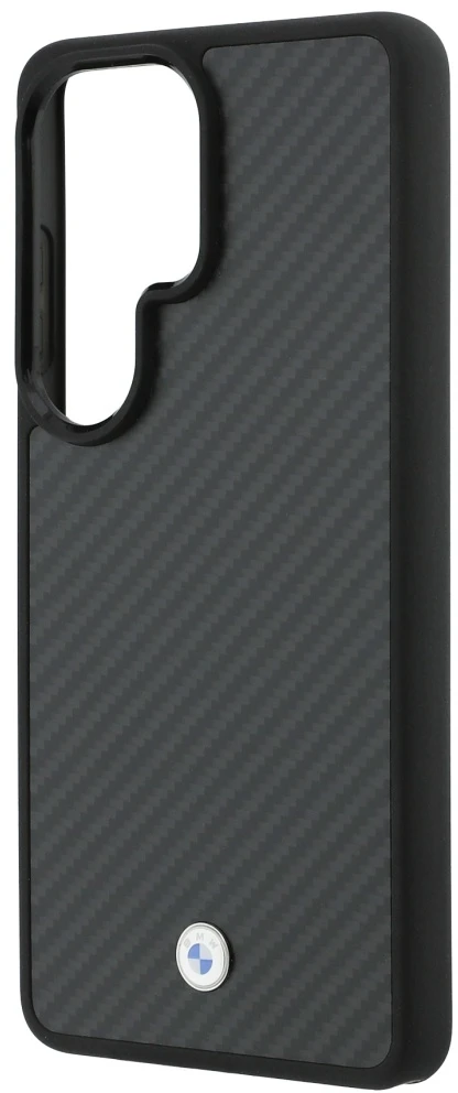 Dėklas BMW Sign Magnetic Carbon Fiber MagSafe Samsung Galaxy S26 Ultra juodos spalvos
