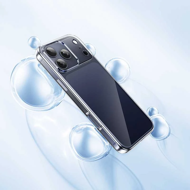 „Borofone BI4 Ice“ serijos dėklas „Apple iPhone 17 Pro Max“, skaidrus