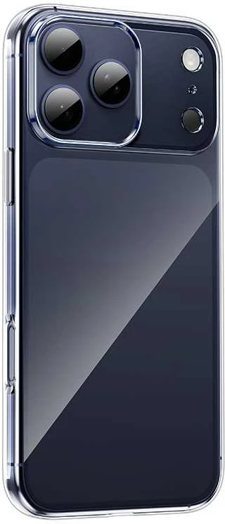 „Borofone BI4 Ice“ serijos dėklas „Apple iPhone 17 Pro Max“, skaidrus
