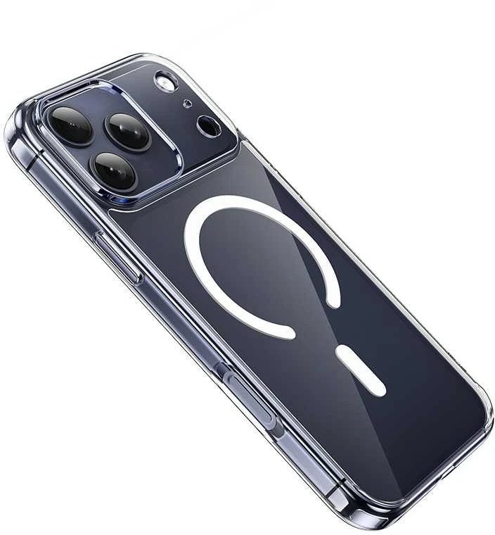 Dėklas Borofone Case BI5 Ice Shield Magnetic Apple iPhone 17 Pro Max transparent