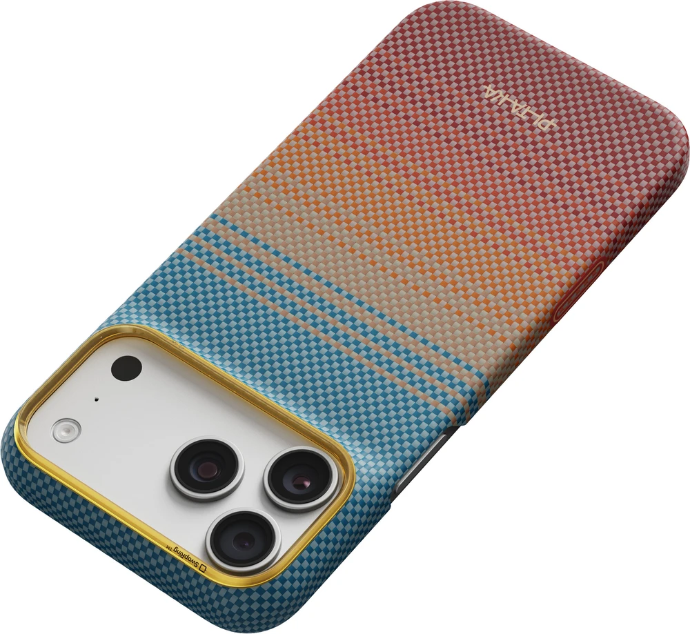 Dėklas Burga Pitaka Edge Case, California Dream Sunset 2.0 – iPhone 18/17 Pro Max