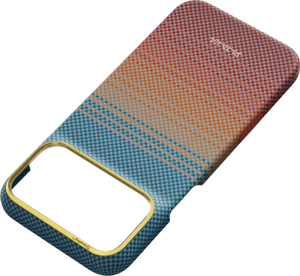 Dėklas Burga Pitaka Edge Case, California Dream Sunset 2.0 – iPhone 18/17 Pro Max