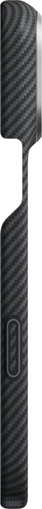Dėklas Burga Pitaka Edge Case, Juodas/Pilkas Twill – iPhone 18/17 Pro Max