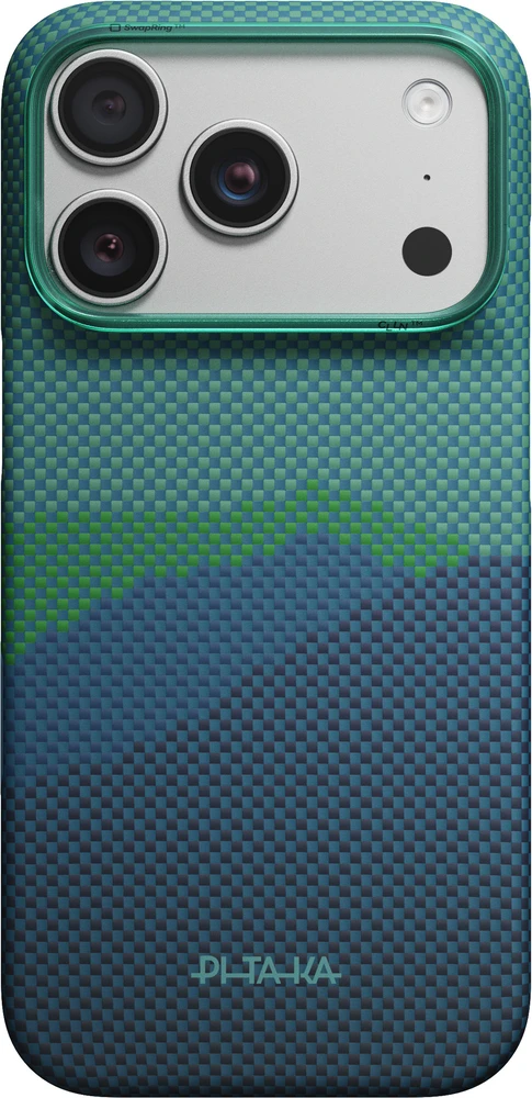 Dėklas Burga Pitaka Edge Case, Over the Horizon 2.0 (Summer Noon) – iPhone 18/17 Pro