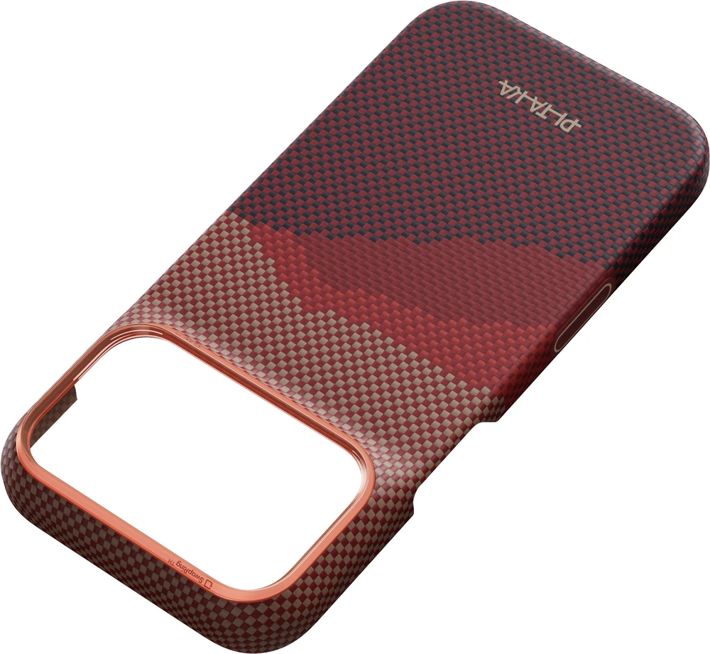 Dėklas Burga Pitaka Edge Case, Over the Horizon 2.0 (Autumn Dusk) – iPhone 18/17 Pro