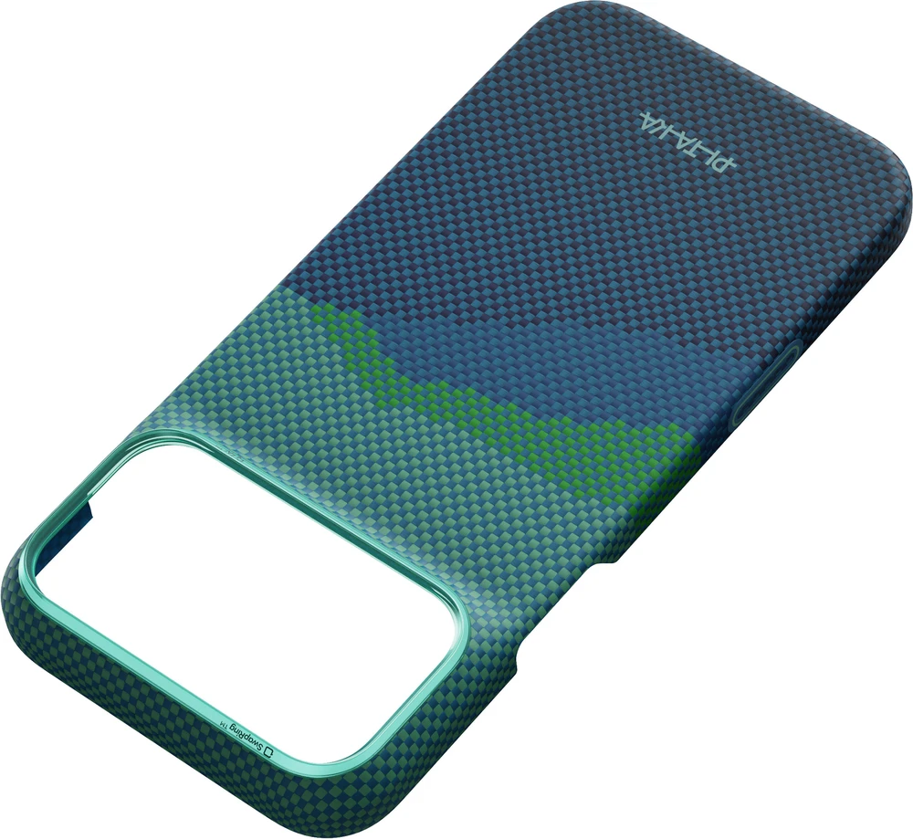 Dėklas Burga Pitaka Edge Case, Over the Horizon 2.0 (Summer Noon) – iPhone 18/17 Pro Max
