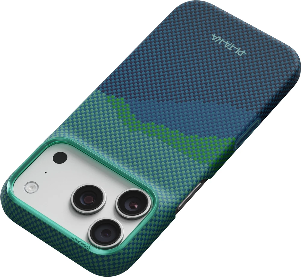 Dėklas Burga Pitaka Edge Case, Over the Horizon 2.0 (Summer Noon) – iPhone 18/17 Pro