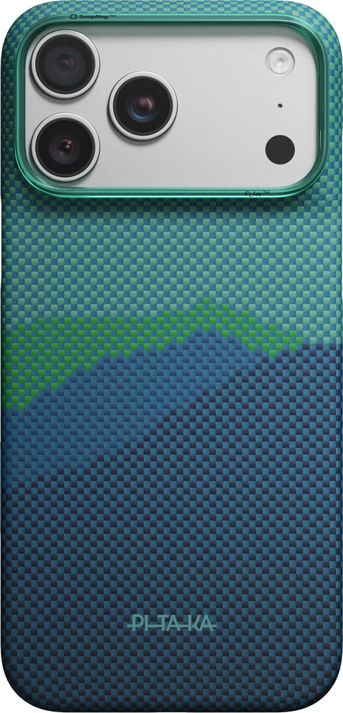 Dėklas Burga Pitaka Edge Case, Over the Horizon 2.0 (Summer Noon) – iPhone 18/17 Pro Max