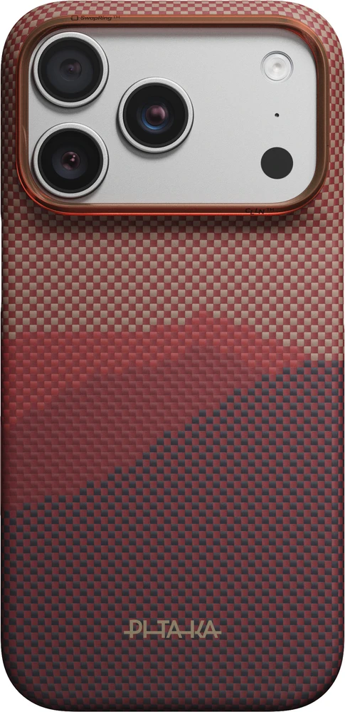 Dėklas Burga Pitaka Edge Case, Over the Horizon 2.0 (Autumn Dusk) – iPhone 18/17 Pro