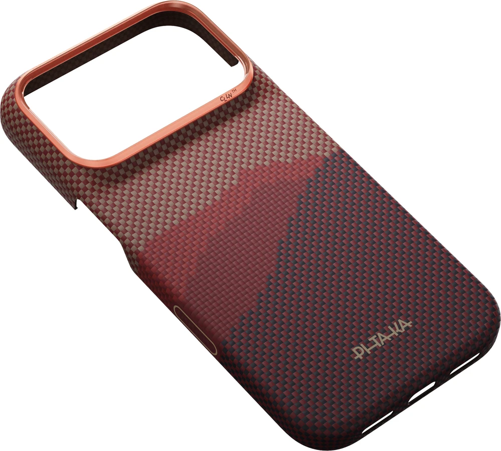 Dėklas Burga Pitaka Edge Case, Over the Horizon 2.0 (Autumn Dusk) – iPhone 18/17 Pro