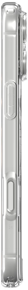 Dėklas Spigen Ultra Hybrid MagSafe, clear baltas – iPhone 18 Pro/17 Pro