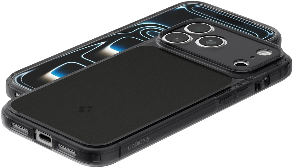 Dėklas Spigen Ultra Hybrid T MagSafe, matte juodas – iPhone 18 Pro Max/17 Pro Max