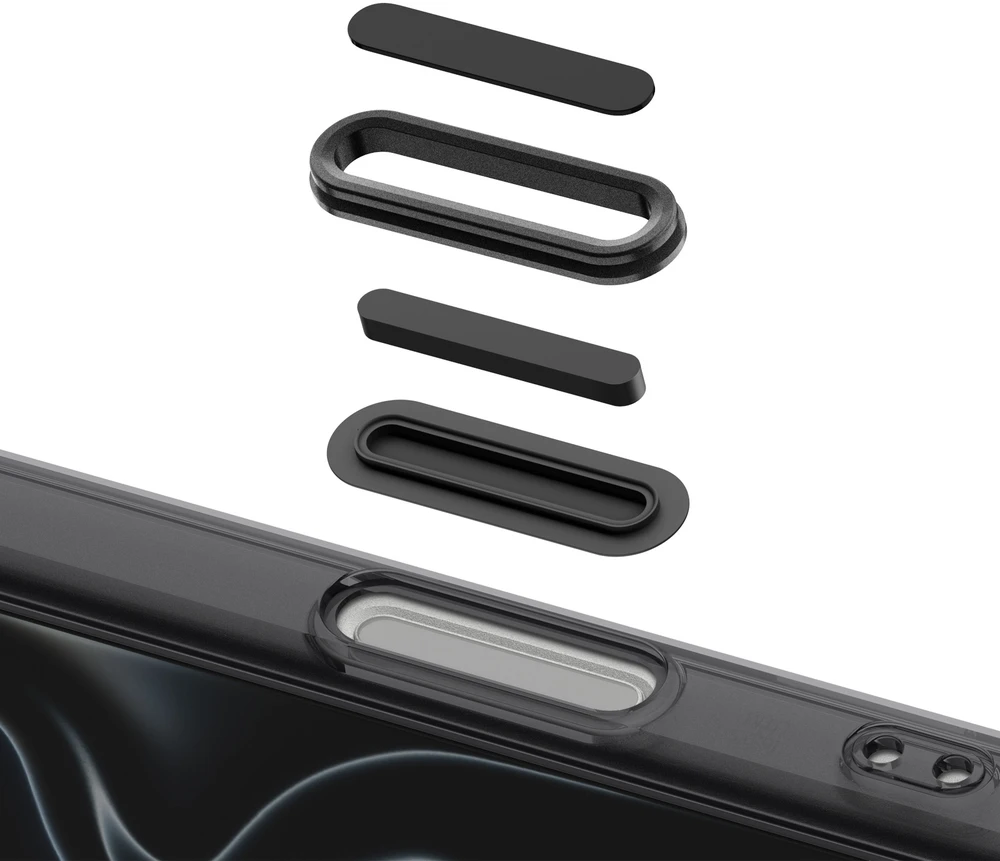 Dėklas Spigen Ultra Hybrid T MagSafe, matte juodas – iPhone 18 Pro Max/17 Pro Max