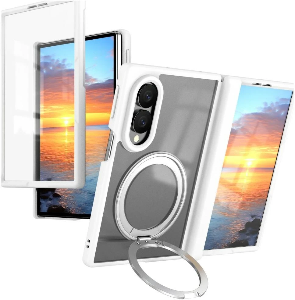 Dėklas Case Beline MagRing 360 for Samsung Galaxy Z Fold8 baltas