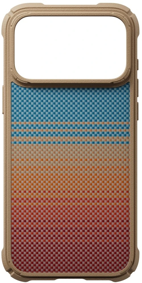 Dėklas PITAKA Cairn Case California Dream 01, skirtas iPhone 18 Pro Max / 17 Pro Max, sunset