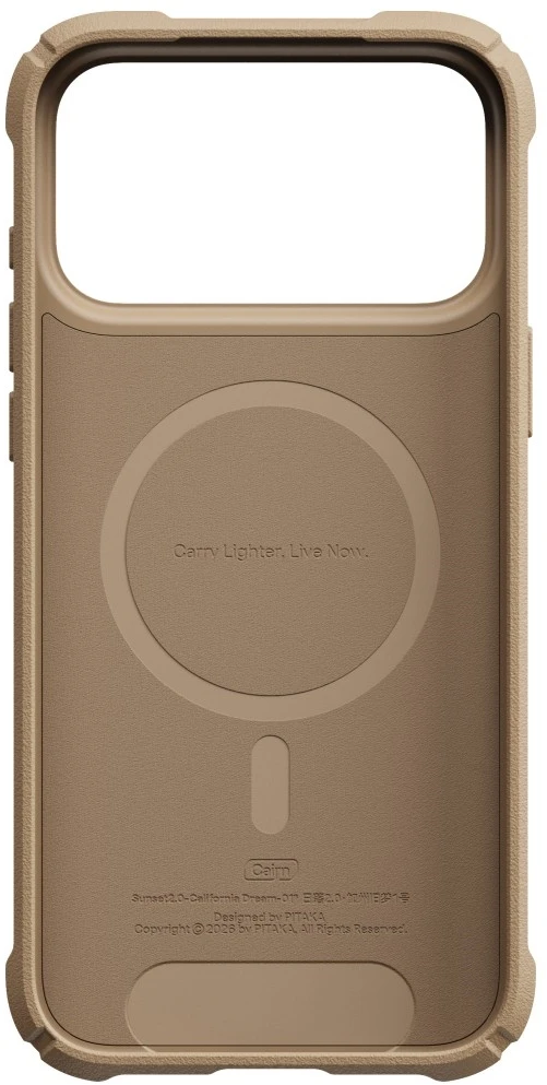 Dėklas PITAKA Cairn Case California Dream 01, skirtas iPhone 18 Pro Max / 17 Pro Max, sunset