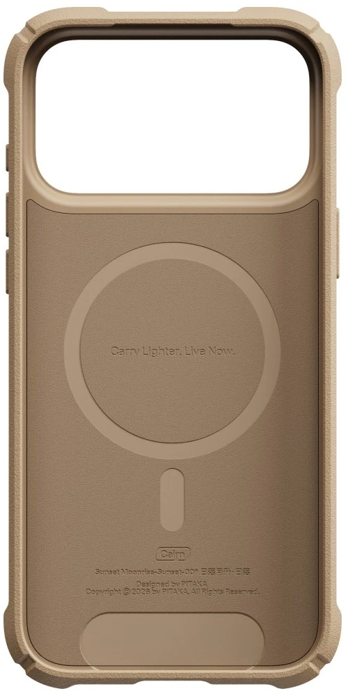 Dėklas PITAKA Cairn Case, skirtas iPhone 18 Pro Max / 17 Pro Max, sunset
