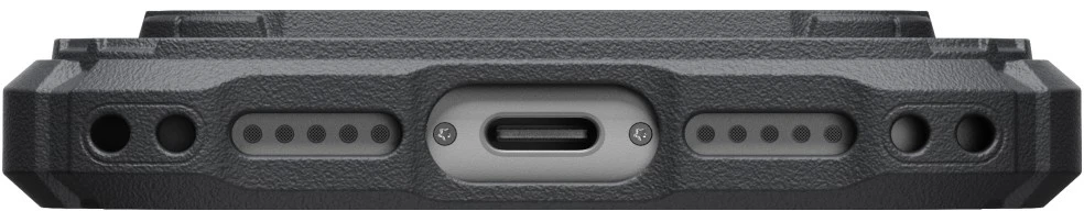 Dėklas PITAKA Cairn Case, skirtas iPhone 18 Pro / 17 Pro, juodas pilkas