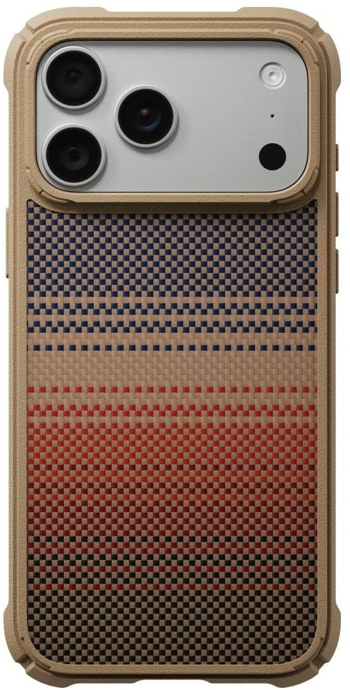 Dėklas PITAKA Cairn Case, skirtas iPhone 18 Pro Max / 17 Pro Max, sunset