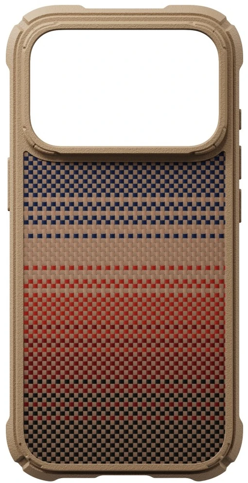 Dėklas PITAKA Cairn Case, skirtas iPhone 18 Pro / 17 Pro, sunset