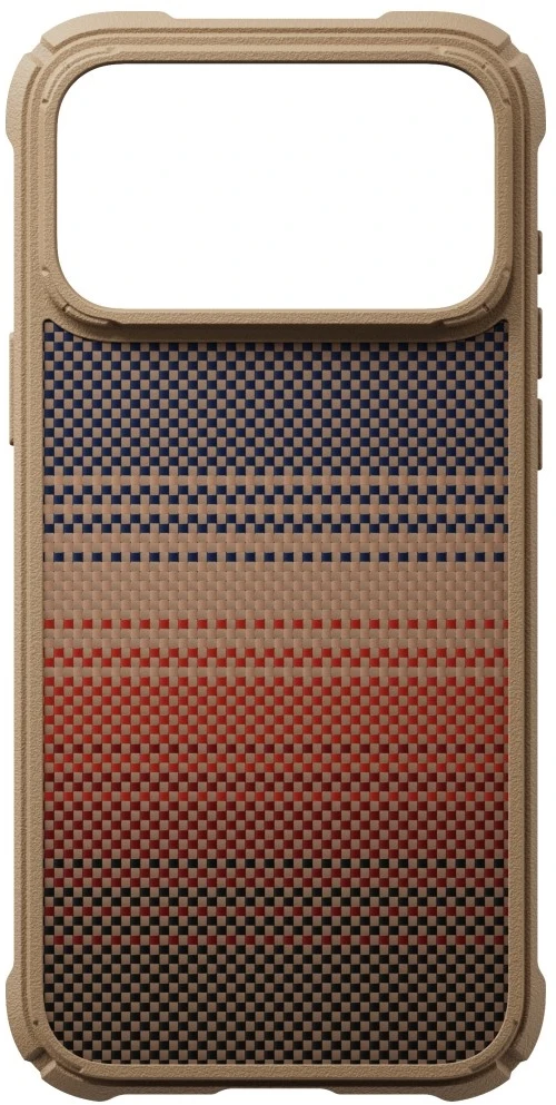 Dėklas PITAKA Cairn Case, skirtas iPhone 18 Pro Max / 17 Pro Max, sunset