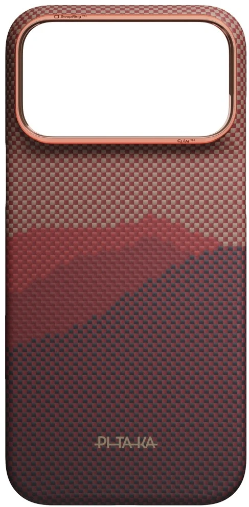 Dėklas PITAKA Edge Case Over the Horizon MagSafe, skirtas iPhone 18 Pro Max / 17 Pro Max, autumn dusk