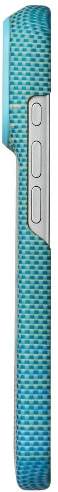 Dėklas PITAKA Edge MagSafe dėklas, skirtas iPhone 18 Pro / 17 Pro, lucid mėlynas