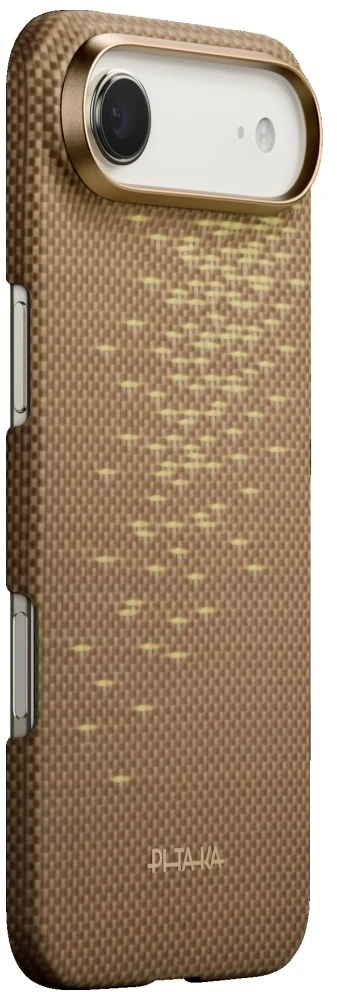 Dėklas PITAKA Ultra-Slim MagSafe, skirtas iPhone Air, golden glint