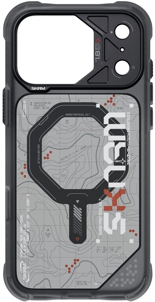 Dėklas Skinarma Sonar MagSafe, skirtas iPhone 18 Pro Max / 17 Pro Max, juodas