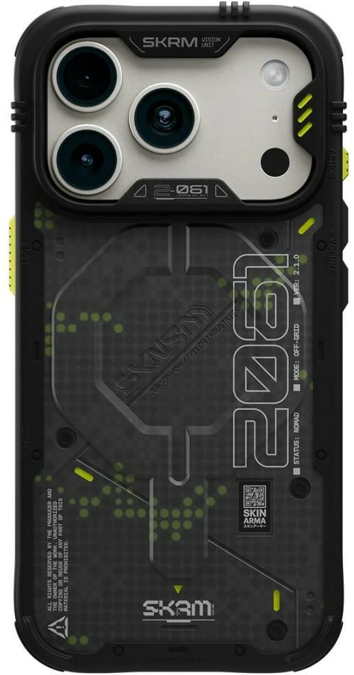 Dėklas Skinarma Vigor XE MagSafe, skirtas iPhone 18 Pro / 17 Pro, pilkas