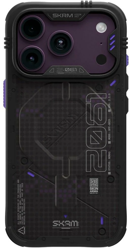 Dėklas Skinarma Vigor XE MagSafe, skirtas iPhone 18 Pro / 17 Pro, Onyx