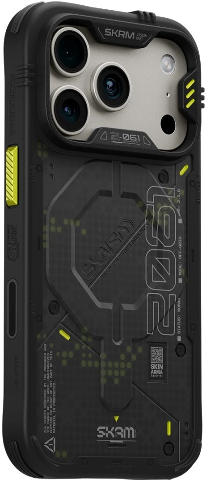 Dėklas Skinarma Vigor XE MagSafe, skirtas iPhone 18 Pro / 17 Pro, pilkas