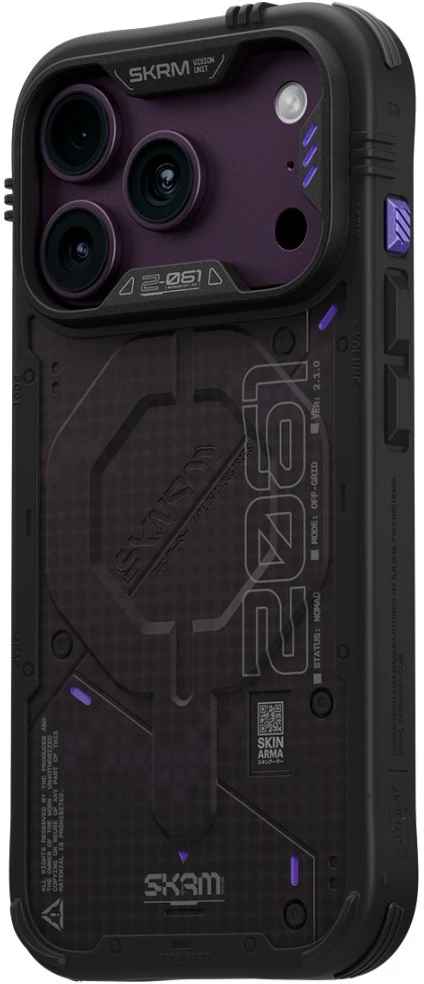 Dėklas Skinarma Vigor XE MagSafe, skirtas iPhone 18 Pro / 17 Pro, Onyx