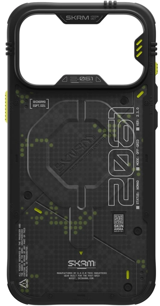 Dėklas Skinarma Vigor XE MagSafe, skirtas iPhone 18 Pro Max / 17 Pro Max, pilkas