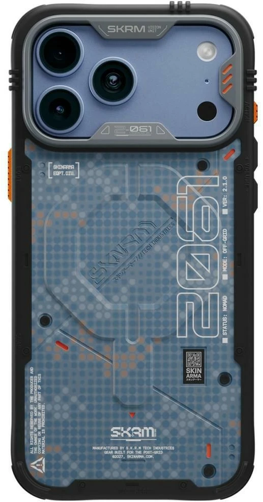 Dėklas Skinarma Vigor XE MagSafe, skirtas iPhone 18 Pro Max / 17 Pro Max, mėlynas