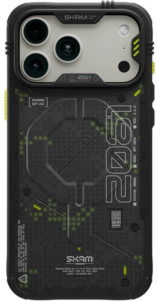 Dėklas Skinarma Vigor XE MagSafe, skirtas iPhone 18 Pro Max / 17 Pro Max, pilkas