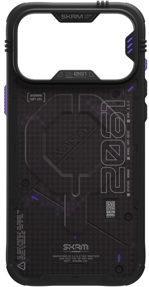 Dėklas Skinarma Vigor XE MagSafe, skirtas iPhone 18 Pro Max / 17 Pro Max, Onyx