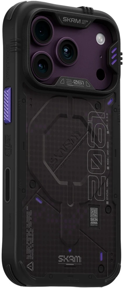 Dėklas Skinarma Vigor XE MagSafe, skirtas iPhone 18 Pro / 17 Pro, Onyx