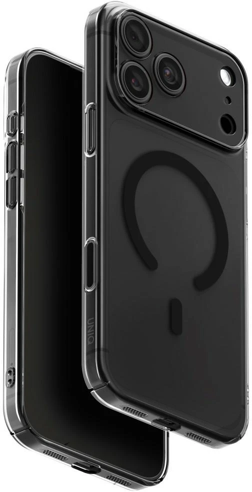 Dėklas UNIQ Airsuit, skirtas iPhone 18 Pro Max / 17 Pro Max, su Magclick įkrovimu, juodas