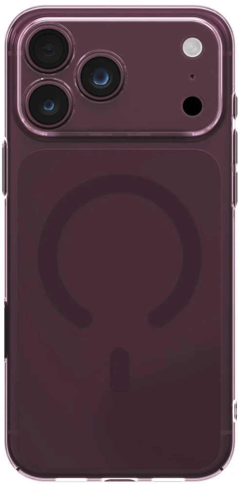 Dėklas UNIQ Airsuit, skirtas iPhone 18 Pro Max / 17 Pro Max, su Magclick įkrovimu, bordo spalvos