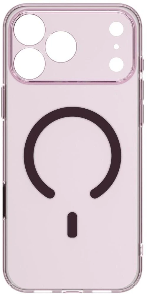 Dėklas UNIQ Airsuit, skirtas iPhone 18 Pro / 17 Pro, su Magclick įkrovimu, bordo spalvos