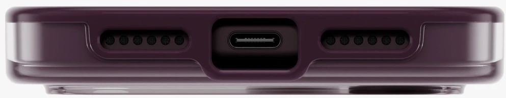Dėklas UNIQ Clario, skirtas iPhone 18 Pro Max / 17 Pro Max, su Magclick įkrovimu, ekologiškas, violetinis