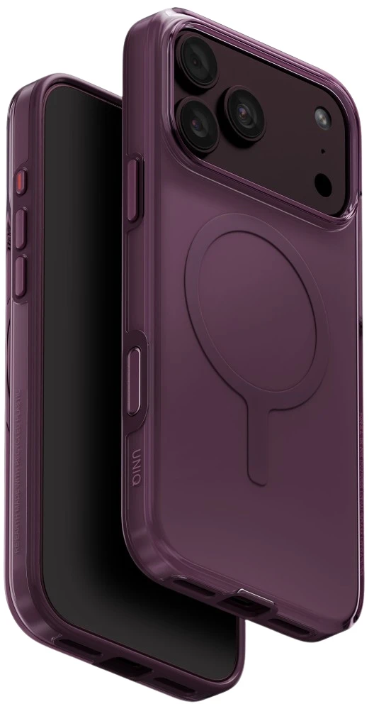 Dėklas UNIQ Clario, skirtas iPhone 18 Pro Max / 17 Pro Max, su Magclick įkrovimu, ekologiškas, violetinis