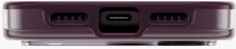 Dėklas UNIQ Clario, skirtas iPhone 18 Pro / 17 Pro, Magclick Charging, ekologiškas, violetinis