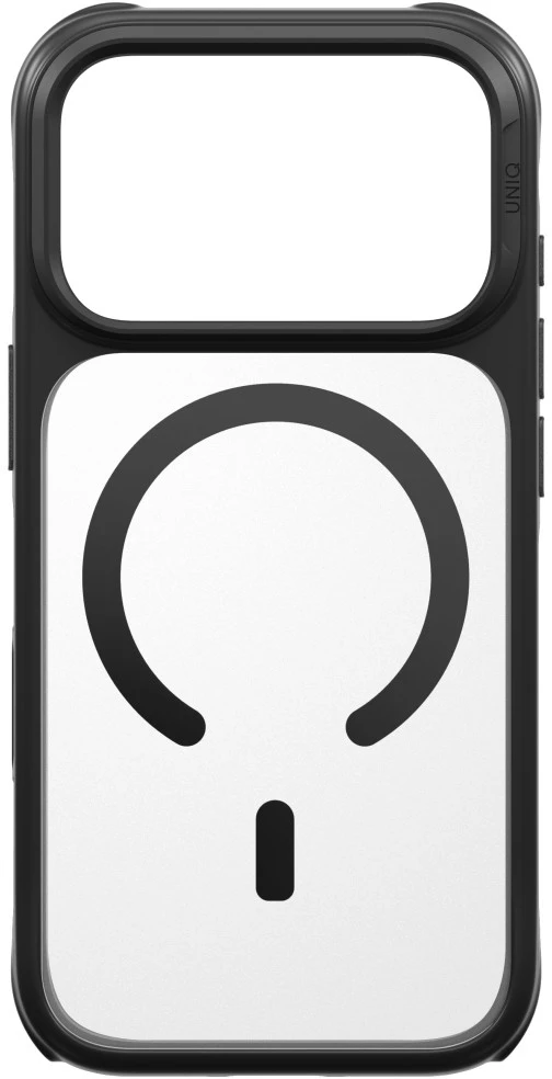 Dėklas UNIQ Veren, skirtas iPhone 18 Pro / 17 Pro, su Magclick įkrovimu, juodas