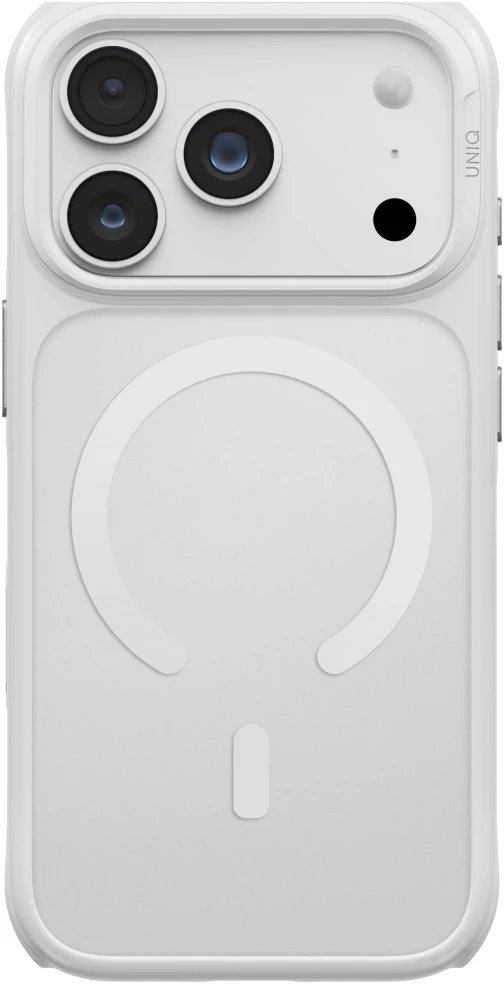 Dėklas UNIQ Veren, skirtas iPhone 18 Pro / 17 Pro, su Magclick įkrovimu, chalk frost spalvos