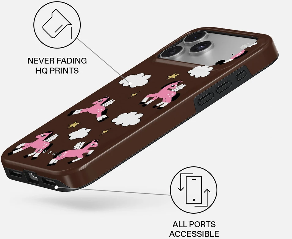 Dėklas Cases And Covers Burga Tough MagSafe Case, Cloud Hopping – iPhone 18 Pro