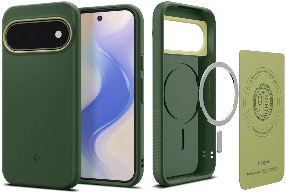 Dėklas Cases And Covers Spigen Nano Pop MagSafe, avo žalias – Google Pixel 11